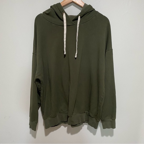 Buffalo David Bitton Women's Olive Green Hoodie Sweater Size L - Picture 1 of 14